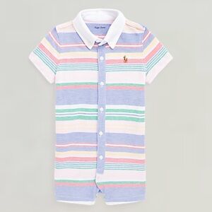 Ralph Lauren Striped Knit Oxford Shortall